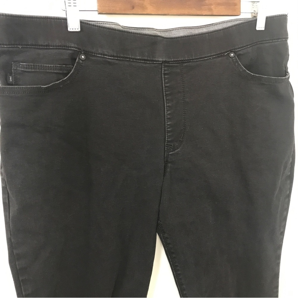 3/$15 Lee modern series charcoal black the dream jean - Picture 4 of 9